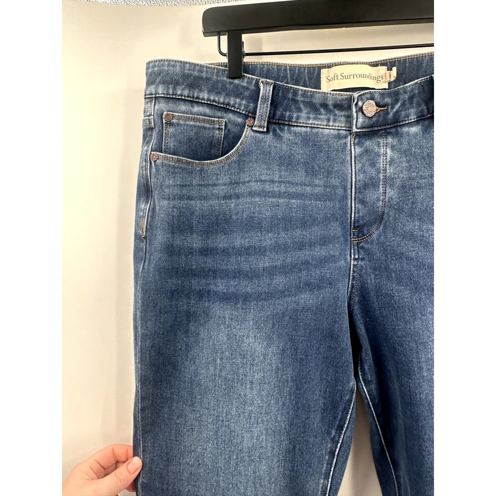 Soft Surrounding Medium Wash Straight Skinny Leg … - image 3